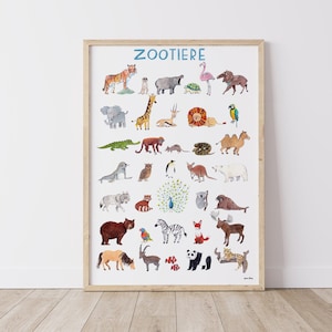 Zootiere Poster