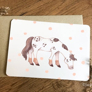 Postkarte mit Pferdemotiv | für verschiedene Anlässe | Appaloosa