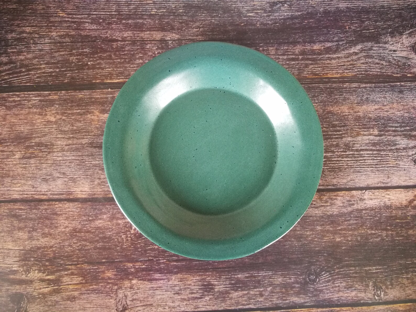 Decorative green plate dark green plate Etsy