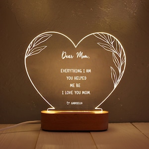Regalo personalizado para mamá - Regalo del día de la madre 2024 - Regalos para mamá - Ideas de regalos para mamá - Regalo para mamá - Primer día de la madre - Regalos de cumpleaños para mamá