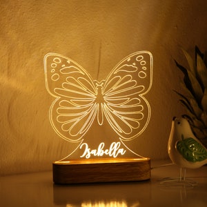 Custom Night Light for Kids - Teenage Girl Gifts - Name Light - Christmas Gift for Nephew - Gift for Niece - Auntie Gift - Toddler Bedside