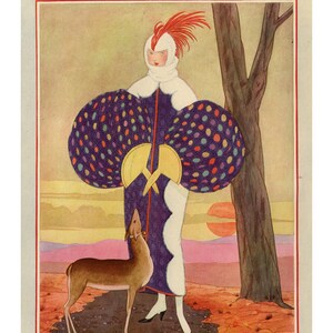 Magazine Cover 1910's 1900's 1920's 1924 Winter Dog July Art Deco ...