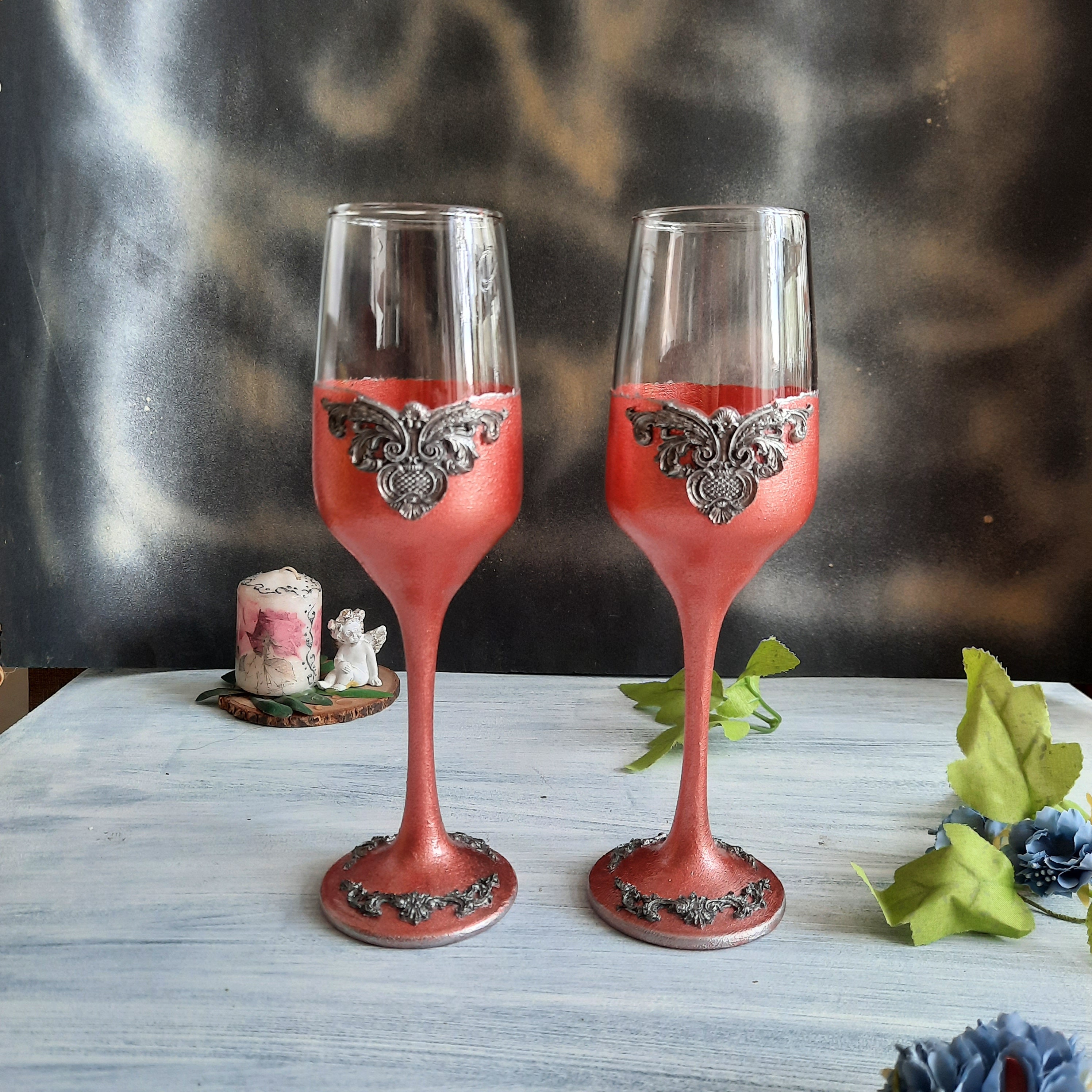 Creative Rose Imprinted Wine Glass Stemmed Red Wine Glasses Set Household  Goblet White Burgundy Wine Whiskey Glass - China Wine Glass and Glass Wine  price