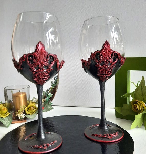 gold wine glass Gold Rim Wine Glass – Event City