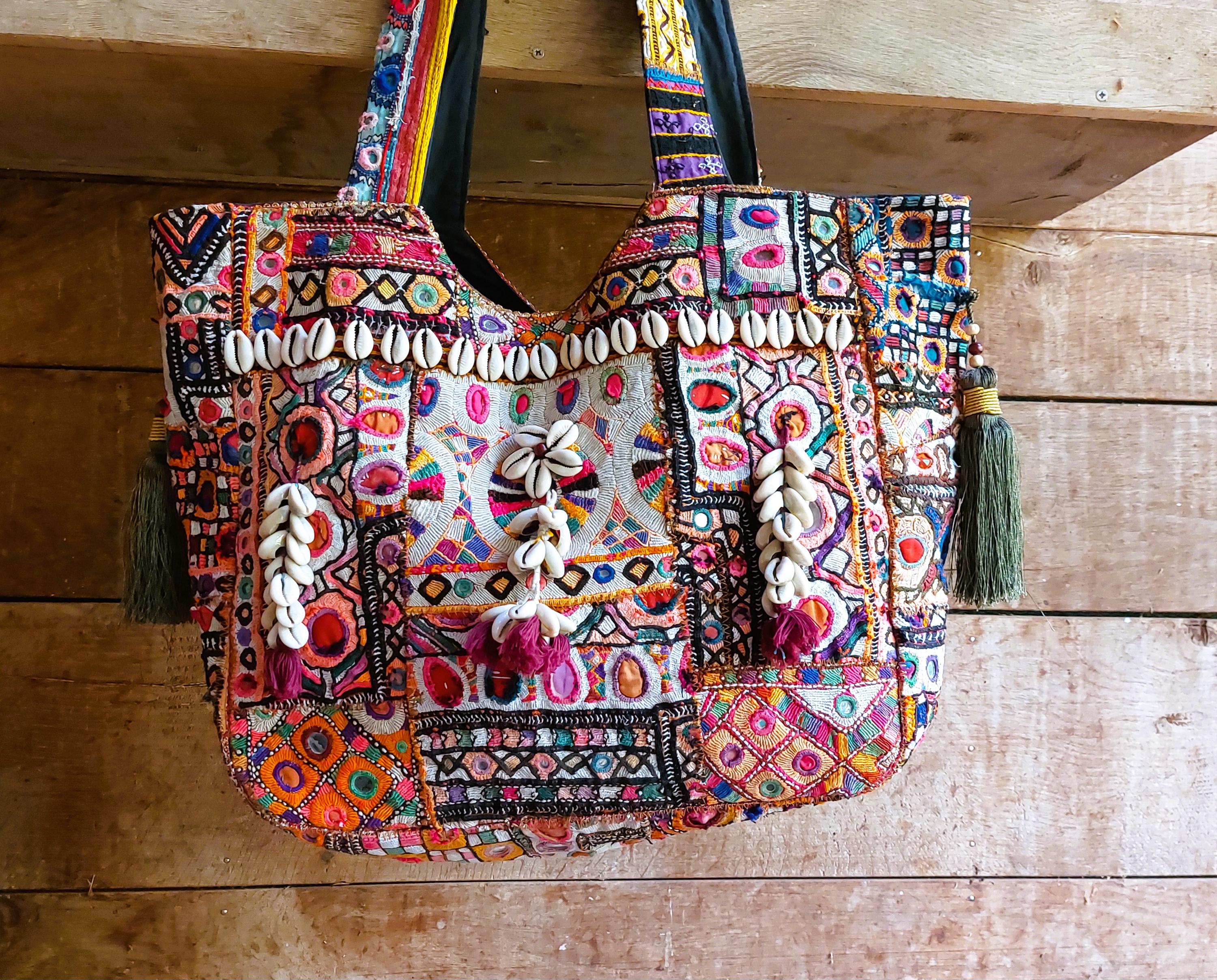 Indian Mirror Work Tribal Bag - Etsy