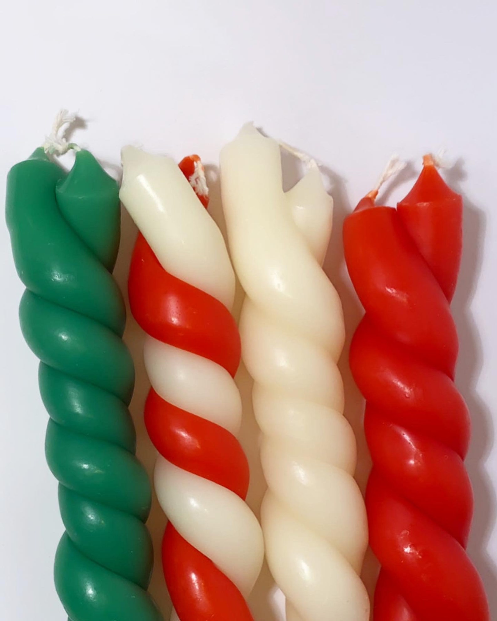 Handmade Double Spiral Candles Twist Candles Handmade Etsy Israel