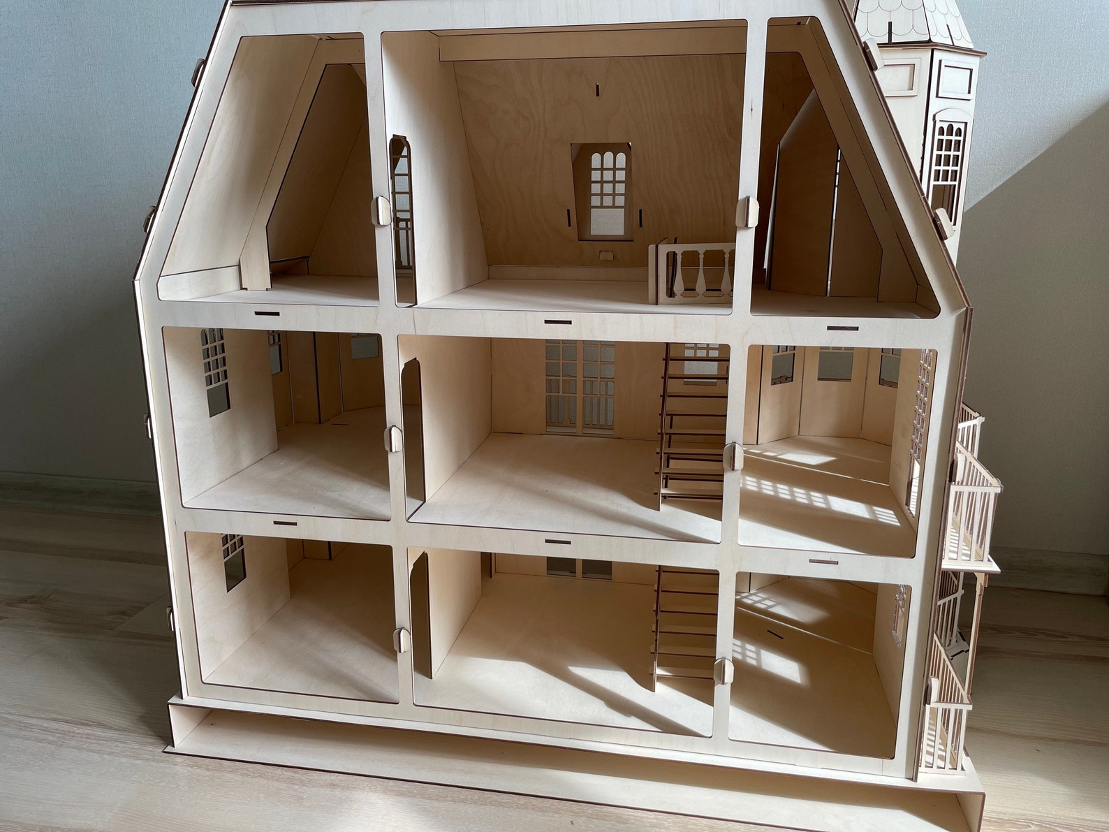 Gothic Home Dollhouse Kit Gothic Mansion DIY Dollhouse kit Etsy