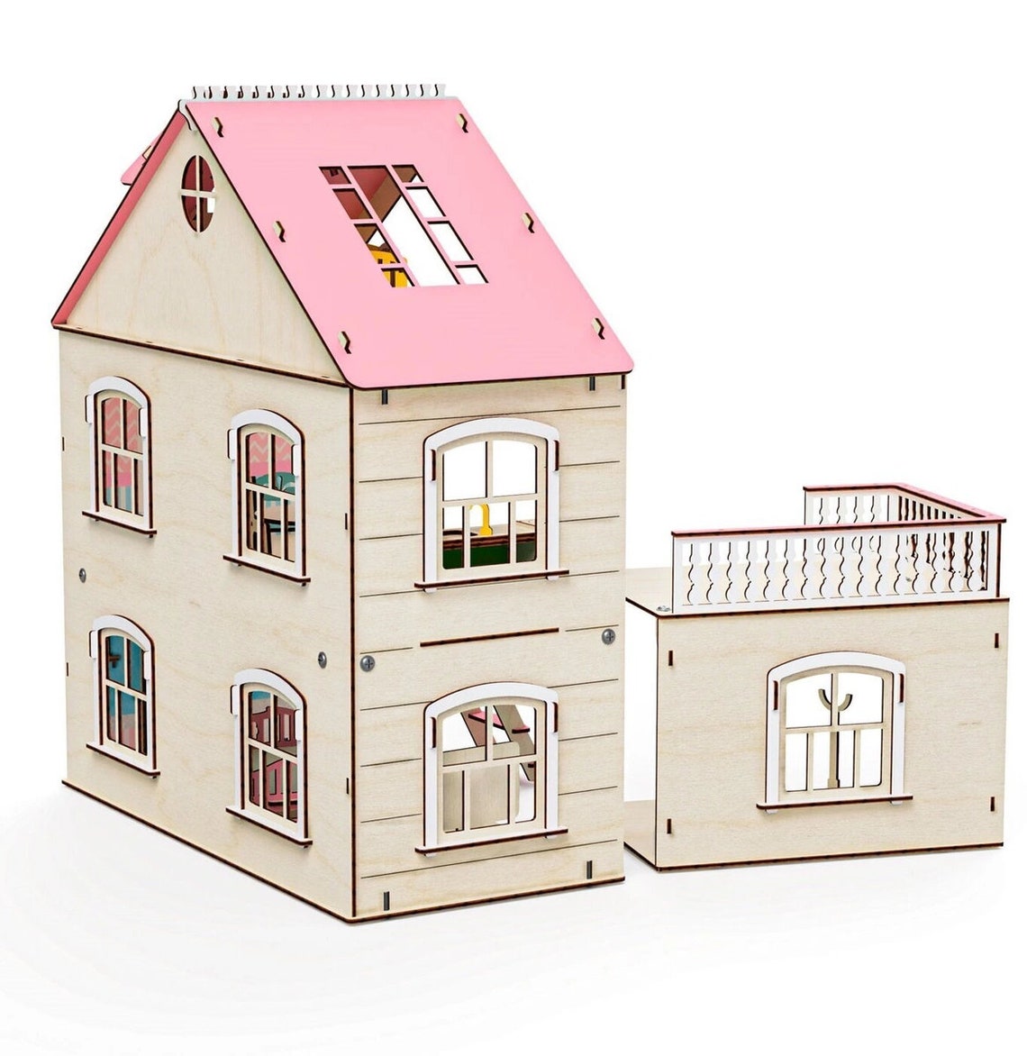 Villa Puppenhaus Waage 112 Puppenstube Miniatur DIY Etsy