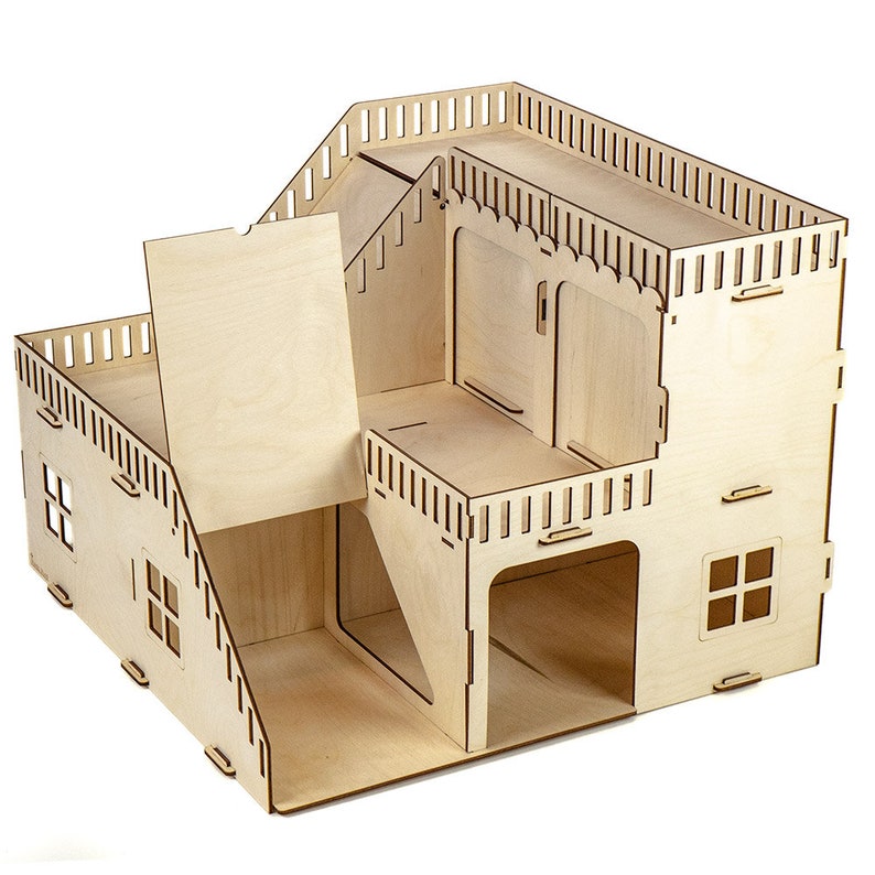 Threestorey Garage Toys for Boys Wooden Garage for Cars Etsy