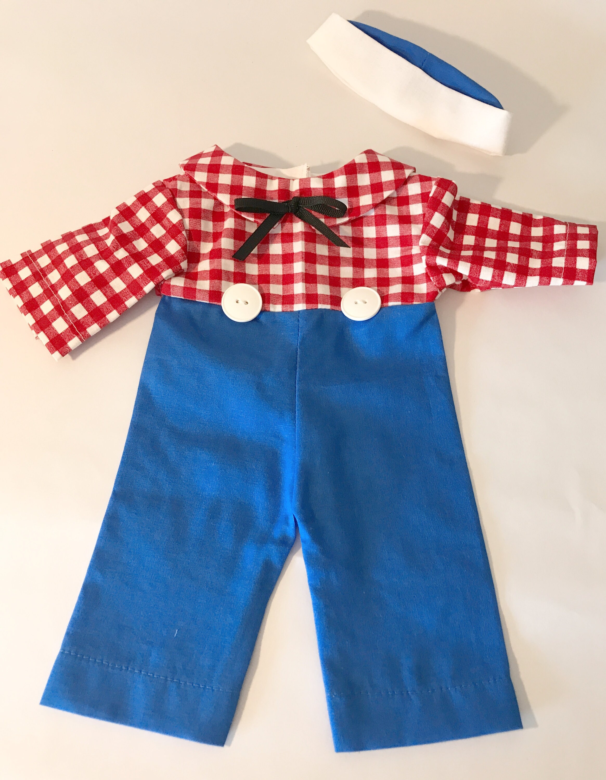 Raggedy Andy Doll Clothes, 20 Inch Doll Outfit, Raggedy Andy Outfit