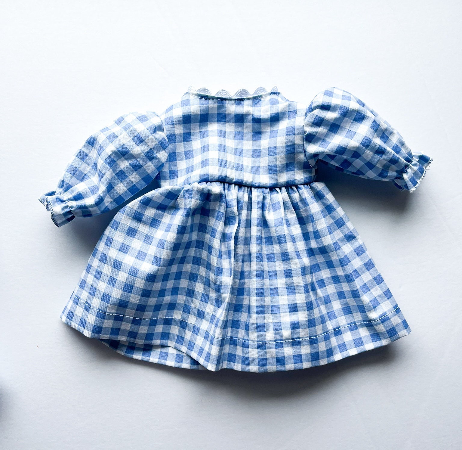 borgo de nor blue dress Cotton Maxi Dress Tartan Plaid, Blue main image 0