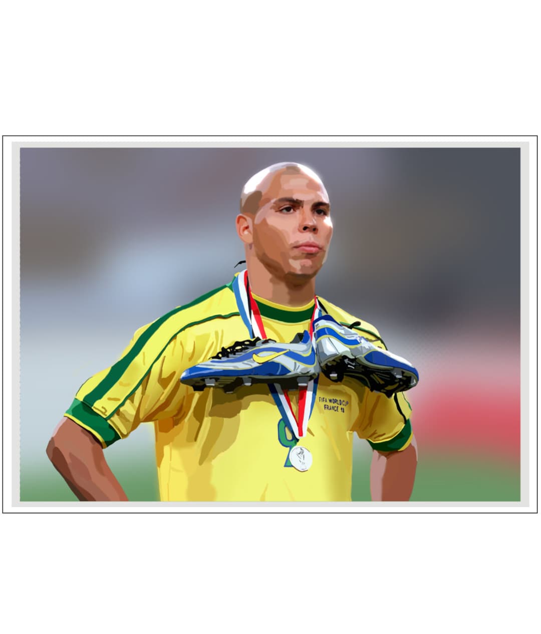 Luís Nazário De Lima World 1998 Nike Etsy