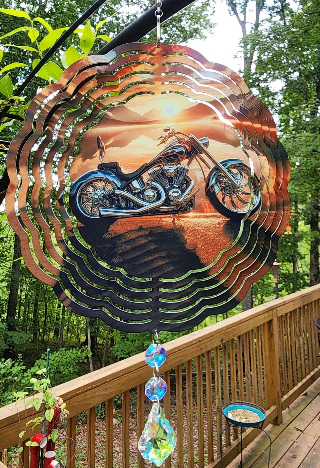 Motorcycle Wind Spinner, 8