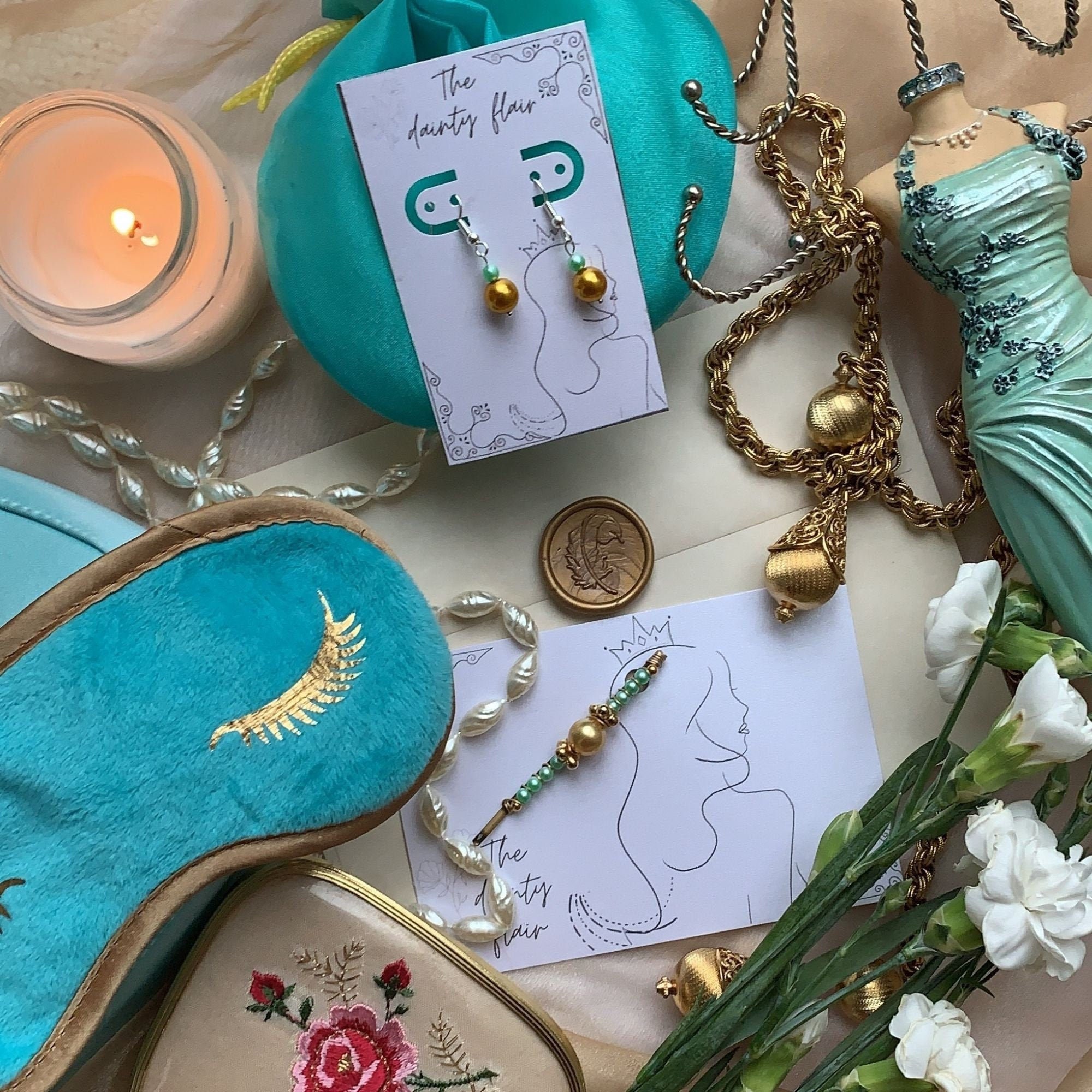 Jasmine Princess Accessories Earrings Hair Clips Princess Etsy Canada