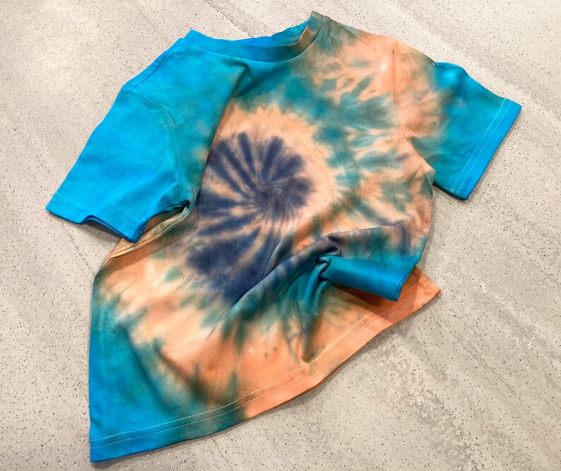Orange lollipop Tie Dye T-Shirt Age 4-5yrs