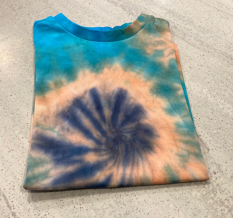 Orange lollipop Tie Dye T-Shirt Age 4-5yrs