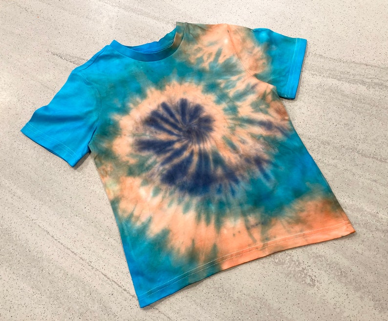 Orange lollipop Tie Dye T-Shirt Age 4-5yrs