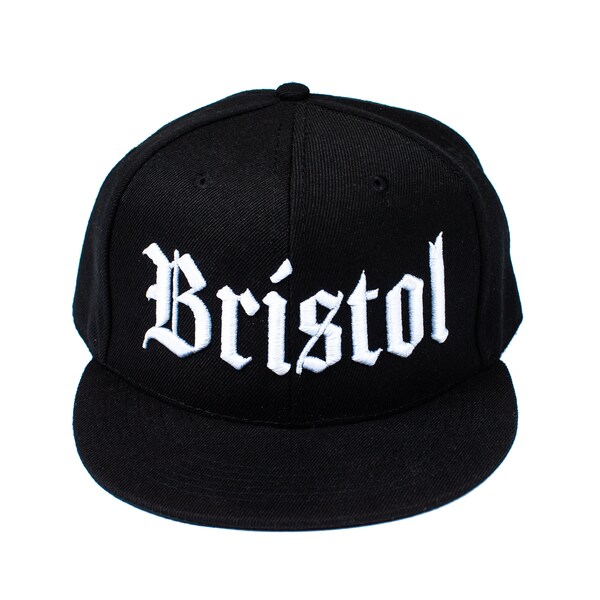 Bristol Black Flat Peak Cap | Gift for Men, Women and Teens