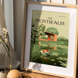 Montreal Travel Poster: Parc Lafontaine Vintage Art Print