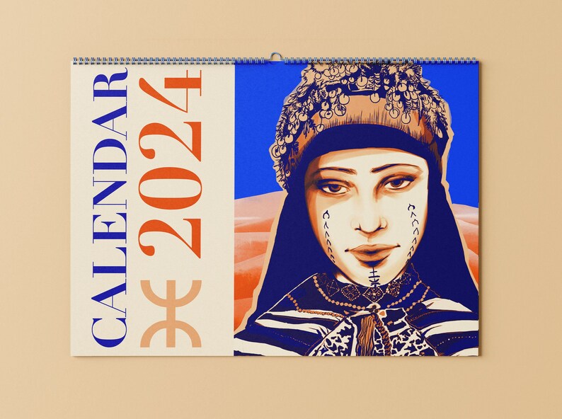 Amazigh Calendar 2024 Printable Calendar Vintage Art Etsy Sweden