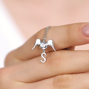 Colar de prata de pedra de zircônia personalizado com corrente ajustável, colar de letras personalizado, joias de prata personalizadas, pingente de nome