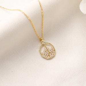 Stylish Pomegranate Necklace, 925 Sterling Silver, Anniversary Gift For Women, Gift for Wife, Birthday Gifts, Elegant Necklaces