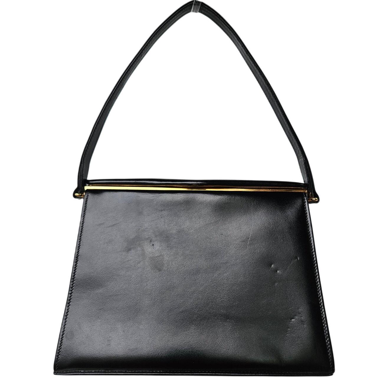 Jane Shilton 本革　上質レザー フォーマルハンドバッグ ブラック Jane shilton bag - Etsy 日本
