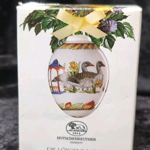Das Ei 1996 Hutschenreuther Porcelain Egg Excellent Perfect Ole Winther H-70