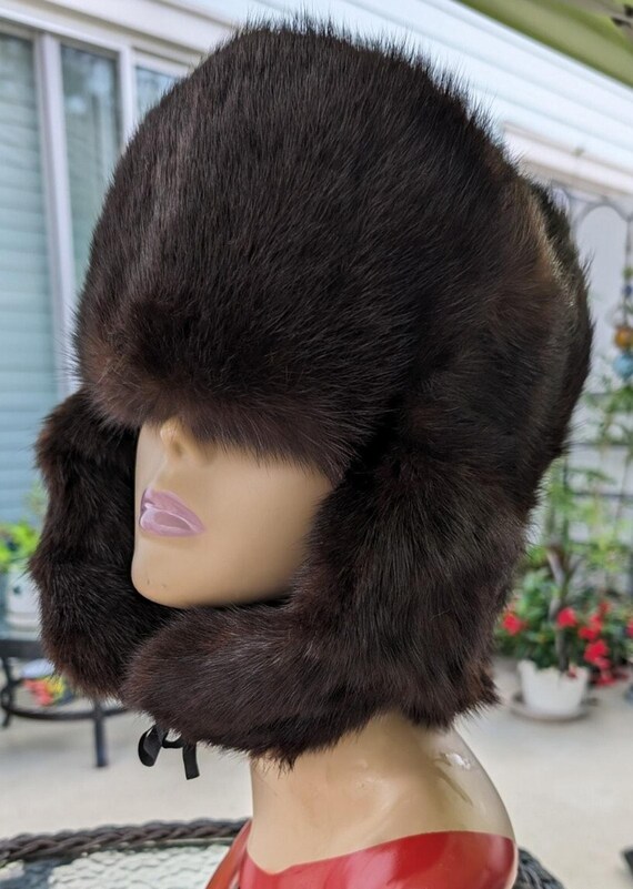 ヴィンテージ ミンク帽子 ヴィンテージ ミンク帽子