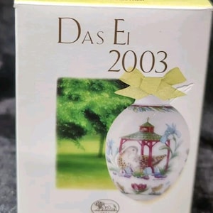 Das Ei 2003 Hutschenreuther Porcelain Egg Excellent Perfect Ole Winther H-70