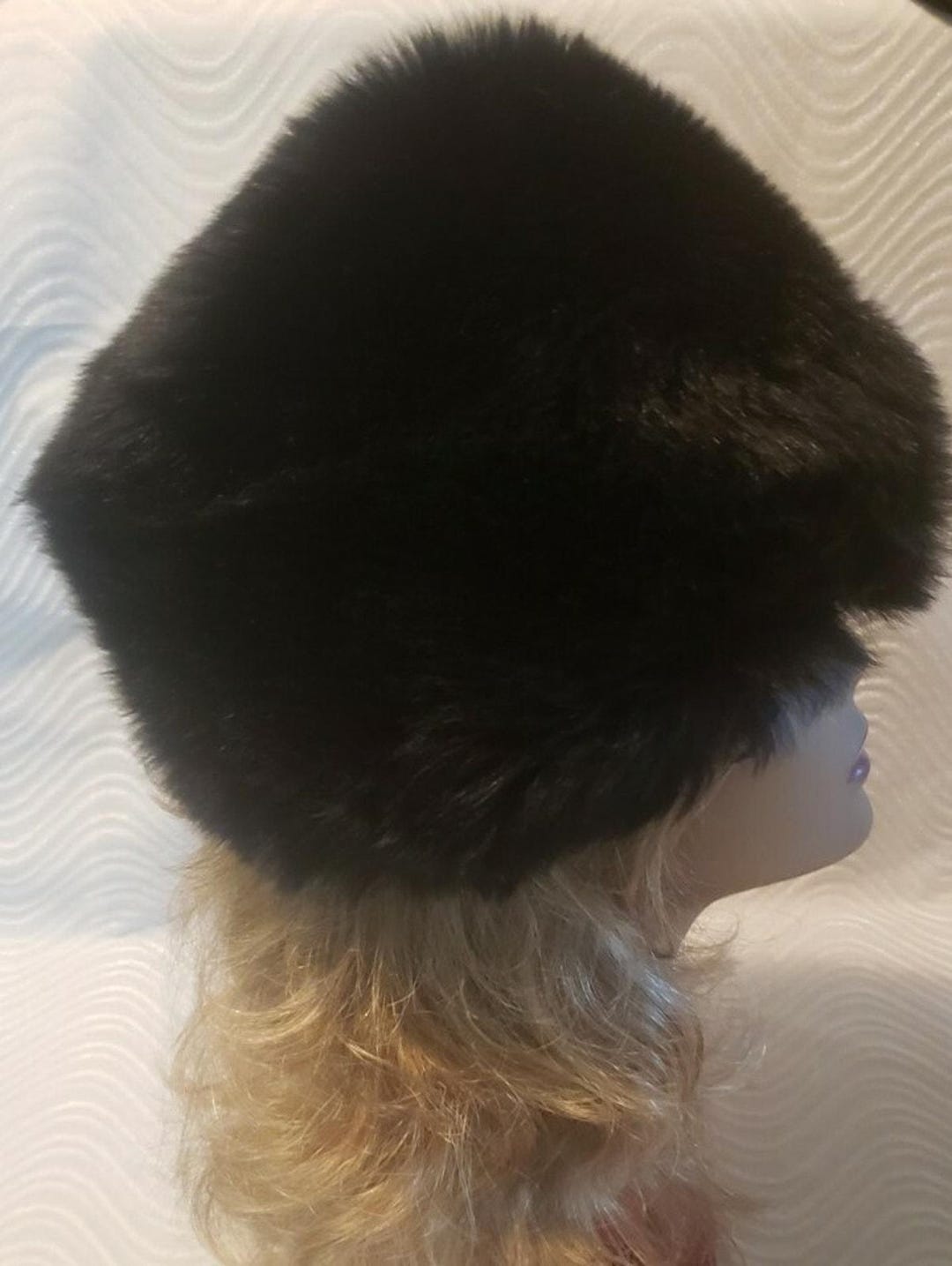 Vintage Black Russian Style Hat by Fifth Avenue Arnold  display picture 3