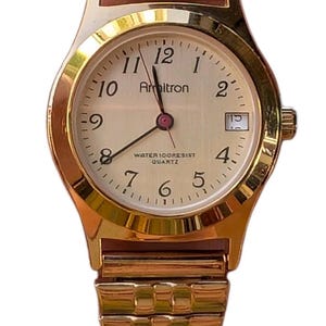 Pre-owned Gold-tone Armitron Women's Watch | Office Watch for Women