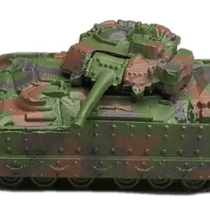 Micro Machines M2A2 Bradley Tank Brown Green Camo Military Galoob Blue Star