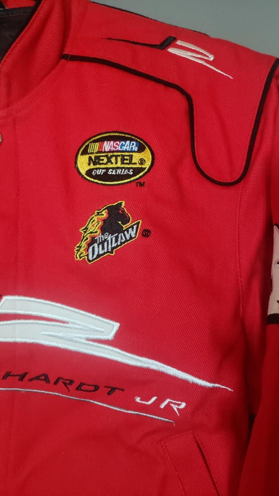 Vintage JH Design Nascar Dale Earnhard Jr Racing Jacket Sz L 10-12