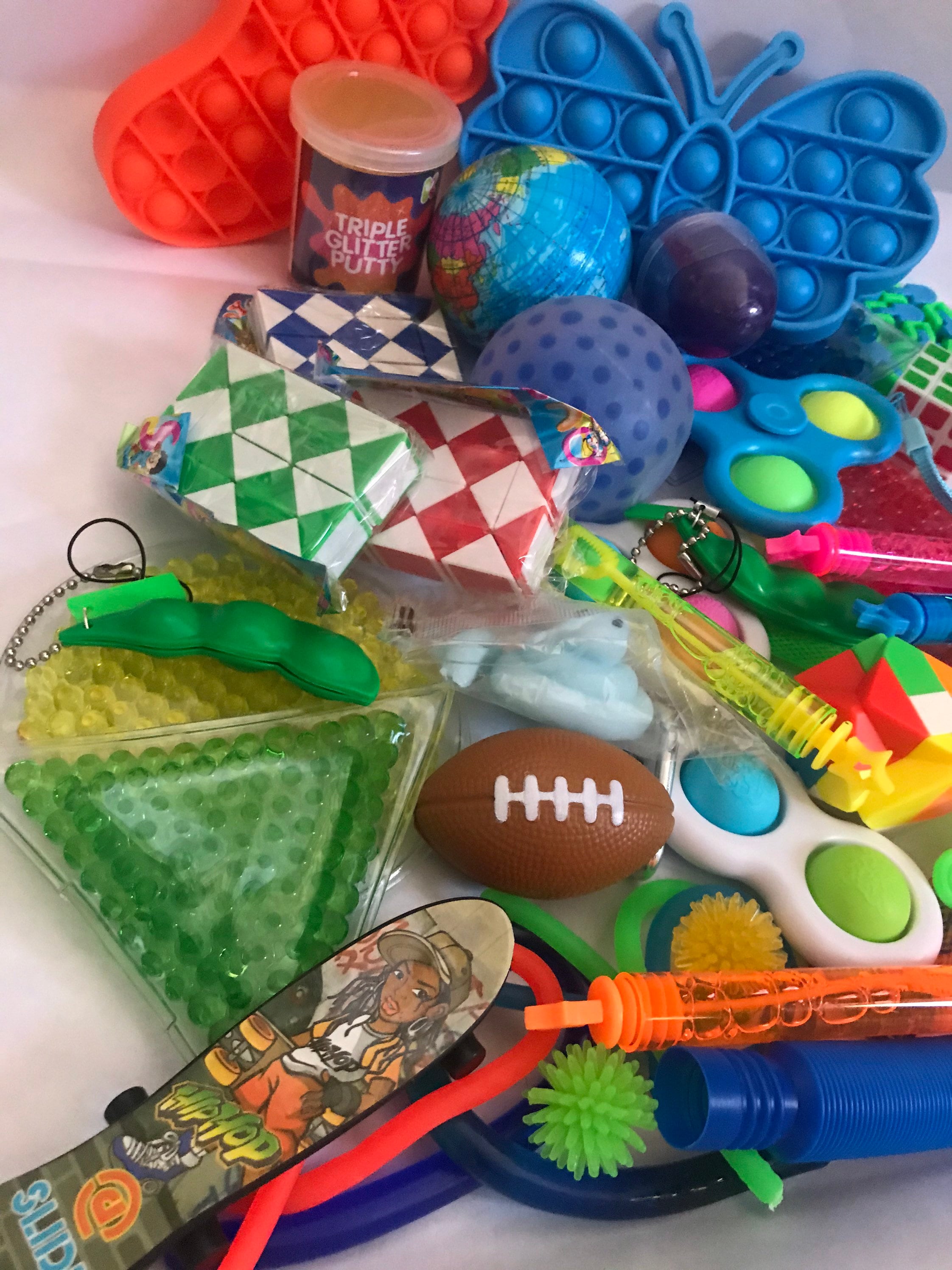 Mystery random fidget sensory toys bag box 4 pieces new Etsy