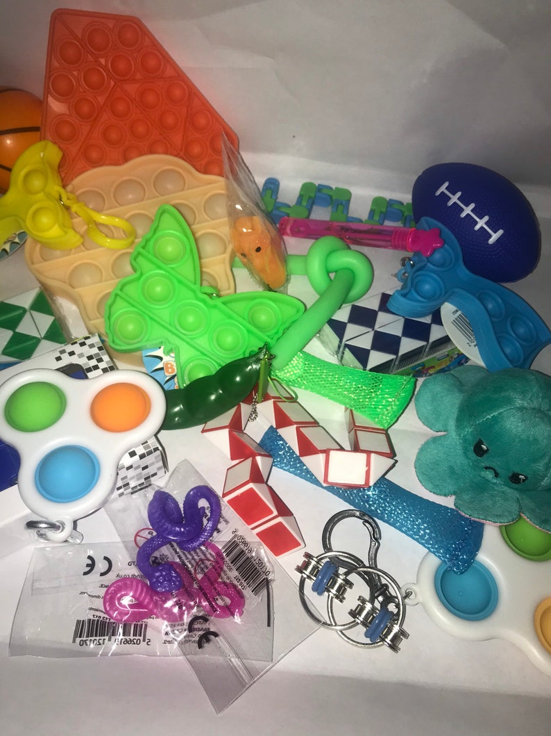 7 piece mystery random fidget box bag Etsy
