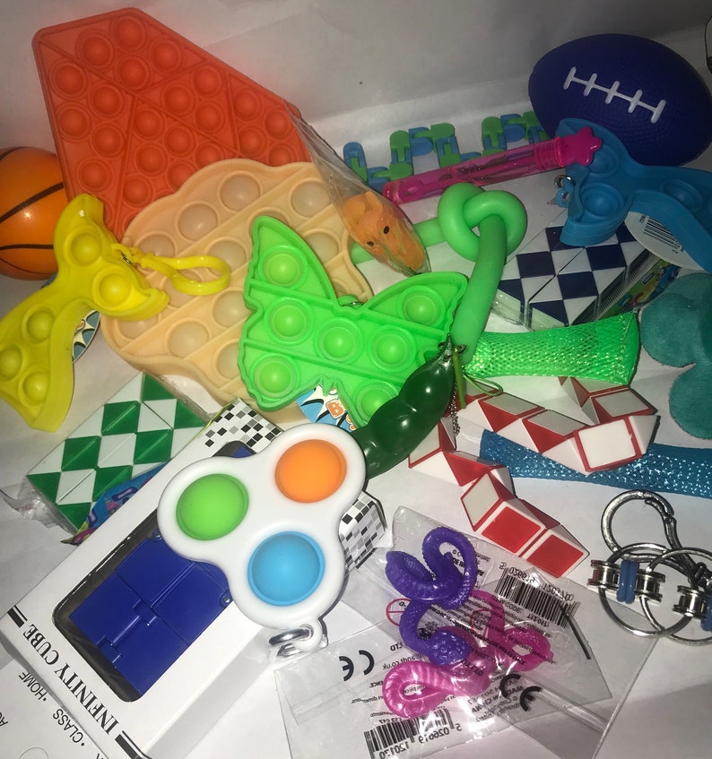 7 piece mystery random fidget box bag Etsy