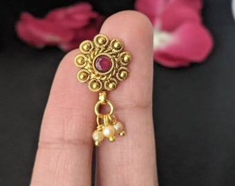 Nose Ring / Nath / No Pierce Nose Pin 