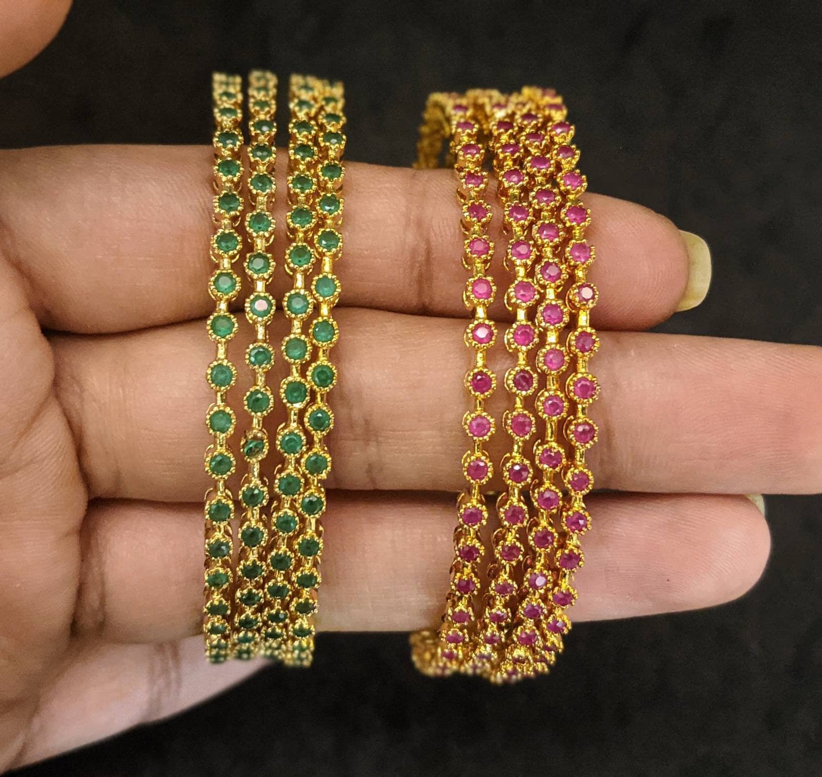 Stone bangles hotsell