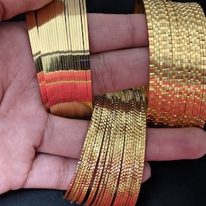 24 set India gold plated bangles/thin bangles/Wedding bangles/bridal jewelry/bracelet/South India bangles/Traditional bangles/India jewelry