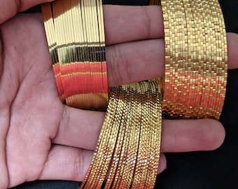 24 set India gold plated bangles/thin bangles/Wedding bangles/bridal jewelry/bracelet/South India bangles/Traditional bangles/India jewelry