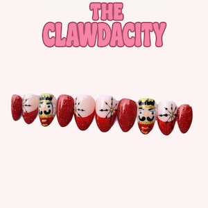 Nutcracker press on nails