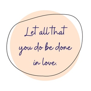Love Quote Wall Art, Digital, Motivational Art, Love Does, Corinthians