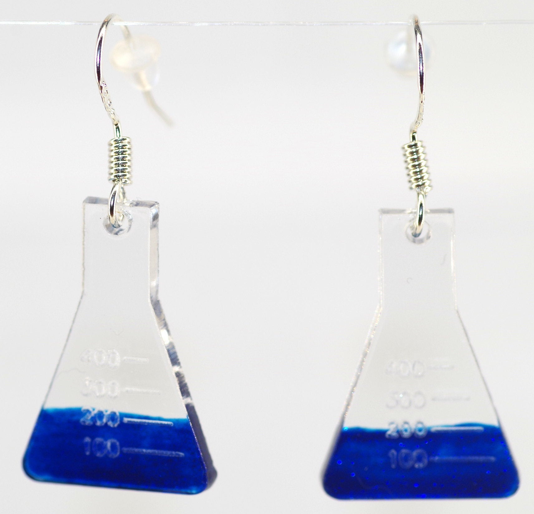 Conical Flask Earrings Gift for Scientist or Teacher Etsy Australia