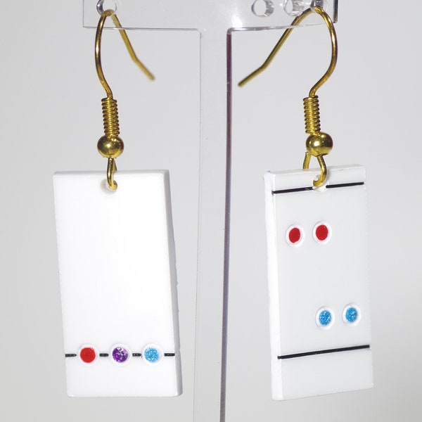 Chromatography TLC plate earrings, perfect thank you gift for science teacher or chemist