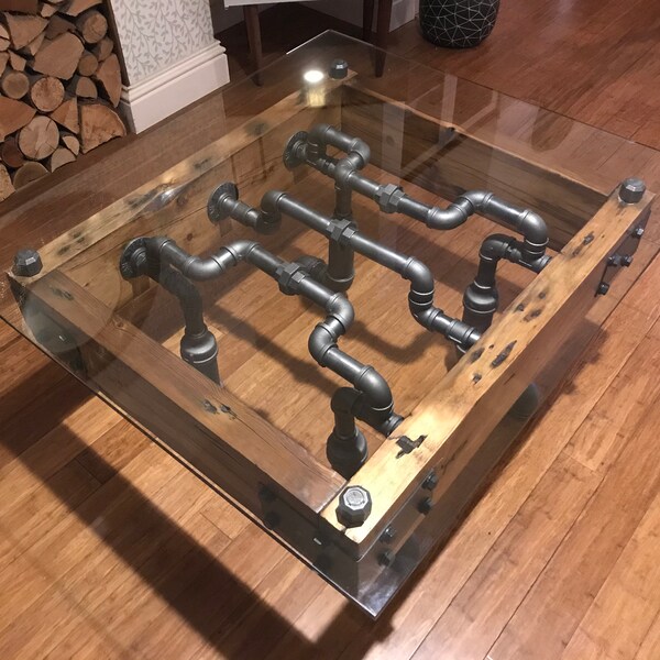 Black Pipe Coffee Table Etsy UK