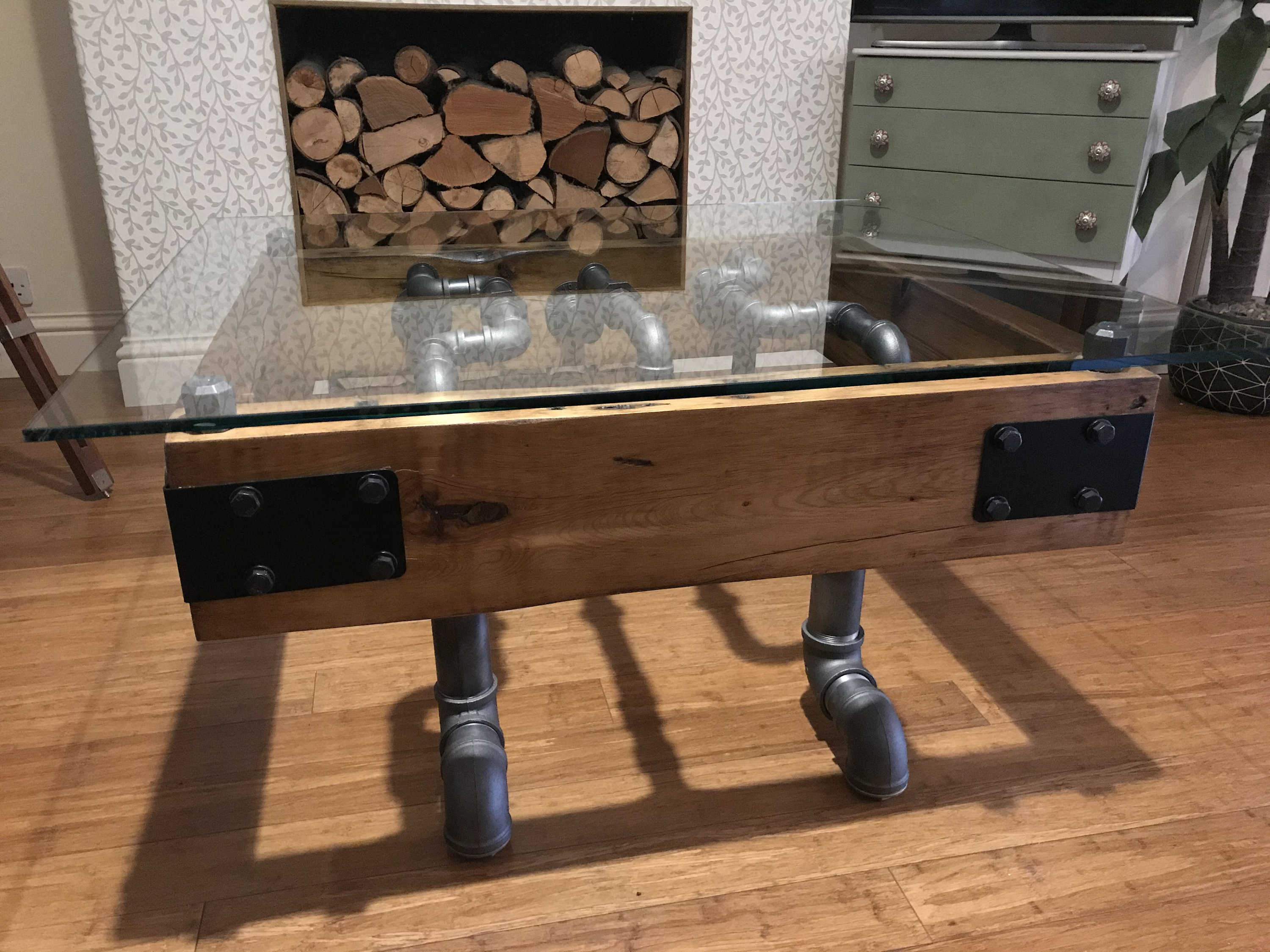Restoration hardware glass coffee clearance table