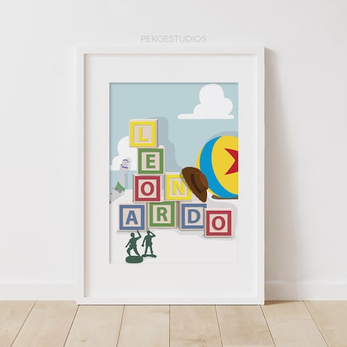 Toy Story Wall Art Minimal Nursery Decor Movie Quote Print Etsy