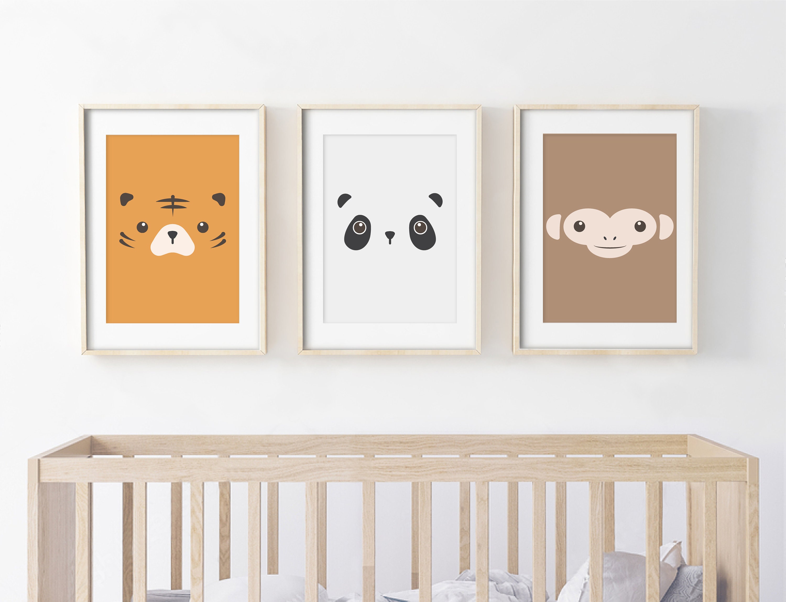 Gender Neutral Wall Art Cute Printable Animal Wall Art Etsy