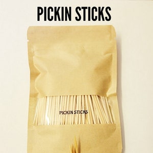 Pickin Sticks Flavored Toothpicks 200 Count Refill Pack